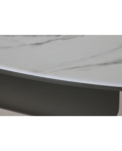 Tavolino da Caffè Home ESPRIT Bianco Beige 140 x 75 x 40 cm