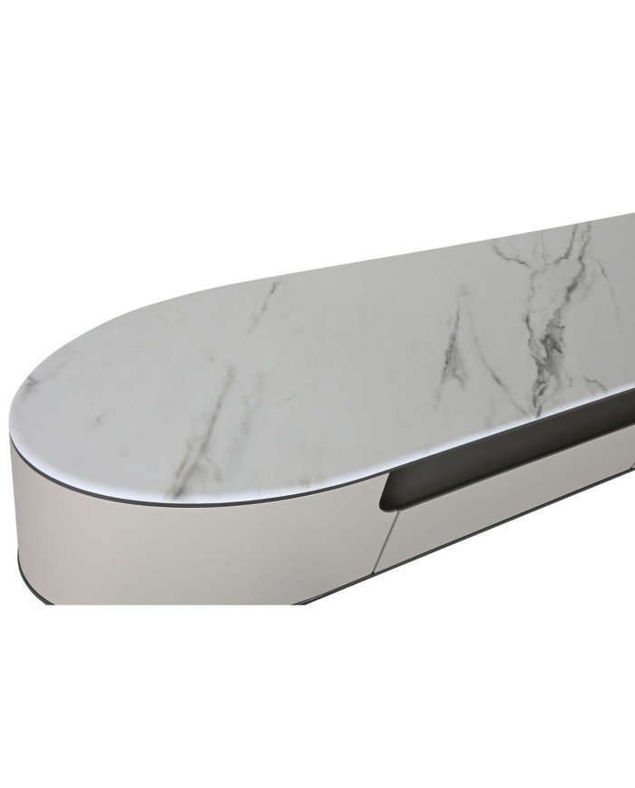 Mobile TV Home ESPRIT Bianco Beige 220 x 42 x 41,5 cm Mobile TV Home ESPRIT Bianco Beige 220 x 42 x 41,5 cm