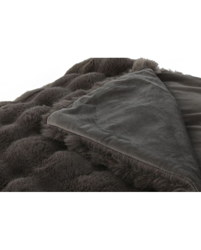 Coperta Home ESPRIT Marrone 220 x 240 x 1 cm
