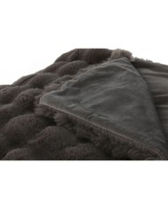 Coperta Home ESPRIT Marrone 220 x 240 x 1 cm