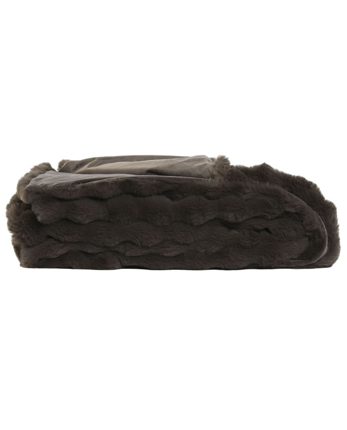 Coperta Home ESPRIT Marrone 220 x 240 x 1 cm
