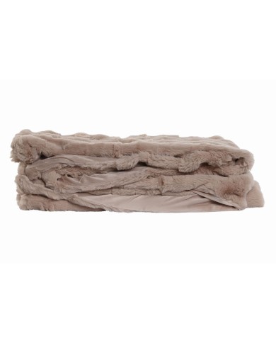 Coperta Home ESPRIT Rosa chiaro 220 x 240 x 1 cm Coperta Home ESPRIT Rosa chiaro 220 x 240 x 1 cm