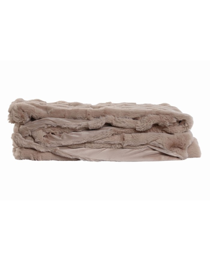 Coperta Home ESPRIT Rosa chiaro 220 x 240 x 1 cm Coperta Home ESPRIT Rosa chiaro 220 x 240 x 1 cm