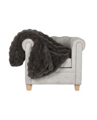 Coperta Home ESPRIT Marrone 220 x 240 x 1 cm