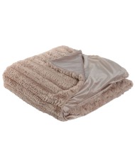 Coperta Home ESPRIT Rosa chiaro 220 x 240 x 1 cm Coperta Home ESPRIT Rosa chiaro 220 x 240 x 1 cm