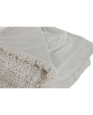 Coperta Home ESPRIT Beige 220 x 240 x 1 cm Coperta Home ESPRIT Beige 220 x 240 x 1 cm