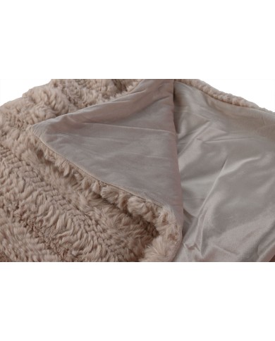 Coperta Home ESPRIT Rosa chiaro 220 x 240 x 1 cm Coperta Home ESPRIT Rosa chiaro 220 x 240 x 1 cm