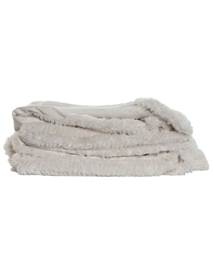 Coperta Home ESPRIT Beige 220 x 240 x 1 cm Coperta Home ESPRIT Beige 220 x 240 x 1 cm