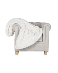 Coperta Home ESPRIT Beige 220 x 240 x 1 cm Coperta Home ESPRIT Beige 220 x 240 x 1 cm
