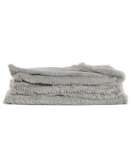 Coperta Home ESPRIT Grigio chiaro 220 x 240 x 1 cm Coperta Home ESPRIT Grigio chiaro 220 x 240 x 1 cm
