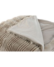 Coperta Home ESPRIT Beige 220 x 240 x 1 cm Coperta Home ESPRIT Beige 220 x 240 x 1 cm