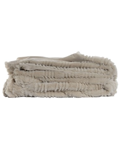 Coperta Home ESPRIT Beige 220 x 240 x 1 cm