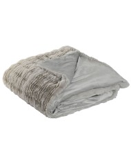 Coperta Home ESPRIT Marrone 220 x 240 x 1 cm