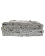 Coperta Home ESPRIT Grigio chiaro 220 x 240 x 1 cm