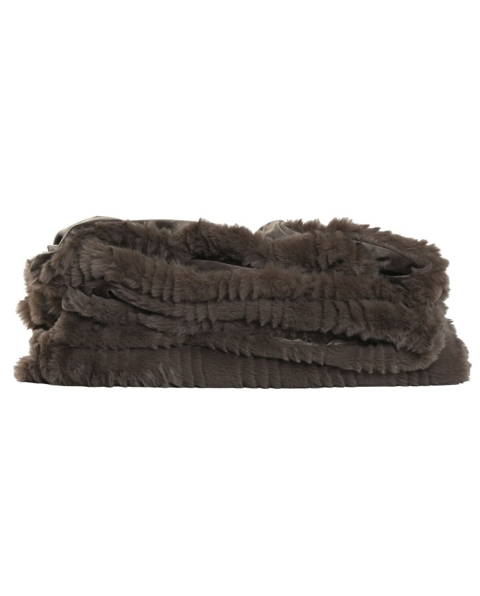 Coperta Home ESPRIT Marrone 220 x 240 x 1 cm