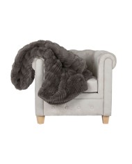 Coperta Home ESPRIT Marrone 220 x 240 x 1 cm