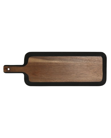 Tagliere Home ESPRIT Nero Naturale Acacia Lavagna 51 x 17 x 1,8 cm Tagliere Home ESPRIT Nero Naturale Acacia Lavagna 51 x 17 x 1,8 cm