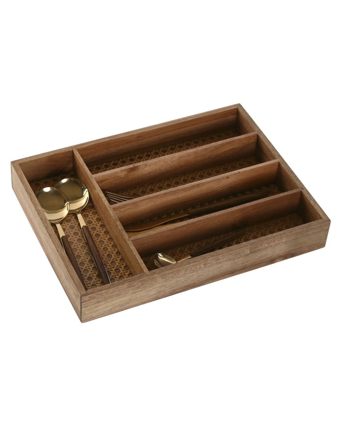 Vassoio Portaposate Home ESPRIT Naturale Acacia 34,5 x 25,5 x 5 cm Vassoio Portaposate Home ESPRIT Naturale Acacia 34,5 x 25,5 x 5 cm