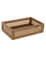 Vassoio per aperitivi Home ESPRIT Nero Naturale Moderno 42 x 27 x 4,5 cm Vassoio per aperitivi Home ESPRIT Nero Naturale Moderno 42 x 27 x 4,5 cm