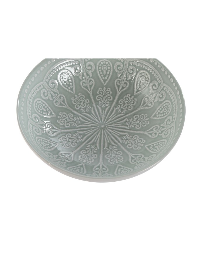 Set di piatti Home ESPRIT Verde Gres Mandala Arabo 18,2 x 18,2 x 5,7 cm Set di piatti Home ESPRIT Verde Gres Mandala Arabo 18,2 x 18,2 x 5,7 cm