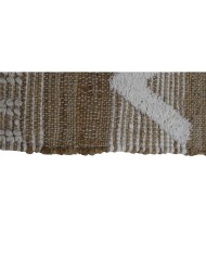 Tappeto Home ESPRIT Bianco Marrone Boho 75 x 175 x 1 cm