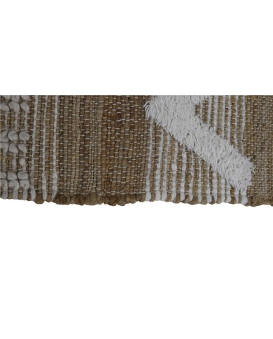 Tappeto Home ESPRIT Bianco Marrone Boho 140 x 200 x 1 cm