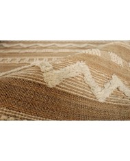 Tappeto Home ESPRIT Bianco Marrone Boho 140 x 200 x 1 cm