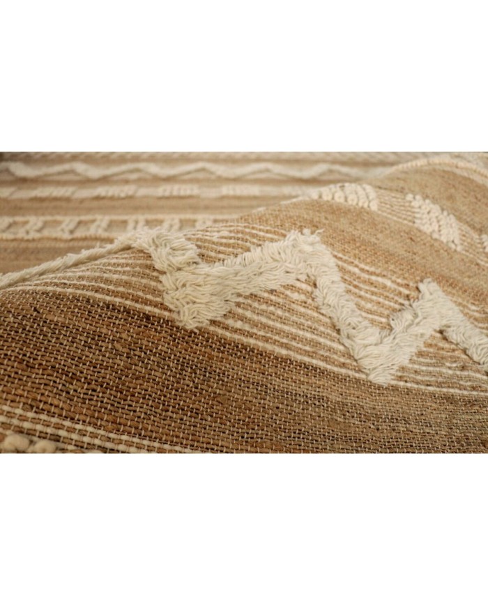 Tappeto Home ESPRIT Bianco Marrone Boho 200 x 300 x 1 cm Tappeto Home ESPRIT Bianco Marrone Boho 200 x 300 x 1 cm