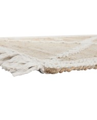 Tappeto Home ESPRIT Bianco Naturale Boho 160 x 230 x 1 cm Tappeto Home ESPRIT Bianco Naturale Boho 160 x 230 x 1 cm