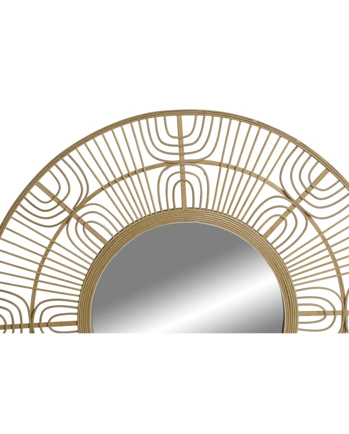 Specchio da parete Home ESPRIT Naturale Scandi 80 x 2 x 80 cm