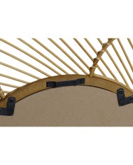 Specchio da parete Home ESPRIT Naturale Tropicale 70 x 2 x 70 cm