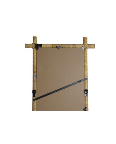 Specchio da parete Home ESPRIT Naturale Città 60 x 3 x 170 cm