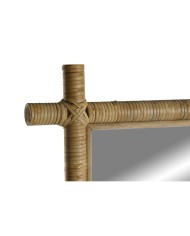 Specchio da parete Home ESPRIT Naturale Città 60 x 3 x 170 cm