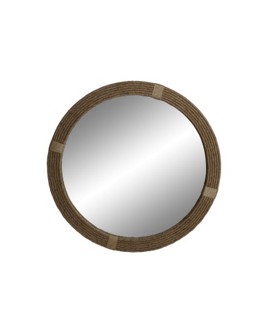 Specchio da parete Home ESPRIT Naturale 90 x 3 x 90 cm