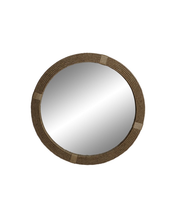 Specchio da parete Home ESPRIT Naturale 90 x 3 x 90 cm