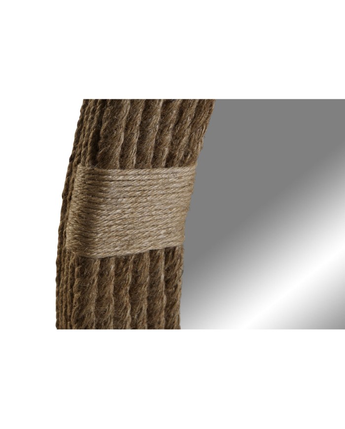 Specchio da parete Home ESPRIT Naturale 90 x 3 x 90 cm