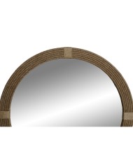 Specchio da parete Home ESPRIT Naturale 90 x 3 x 90 cm