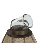 Portacandele Home ESPRIT Naturale Juta Bambù 40 x 40 x 80 cm Portacandele Home ESPRIT Naturale Juta Bambù 40 x 40 x 80 cm