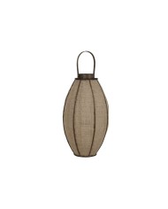 Portacandele Home ESPRIT Naturale Juta Bambù 33 x 33 x 61,5 cm Portacandele Home ESPRIT Naturale Juta Bambù 33 x 33 x 61,5 cm
