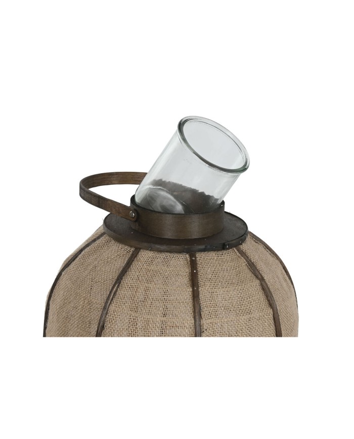 Portacandele Home ESPRIT Naturale Juta Bambù 33 x 33 x 61,5 cm Portacandele Home ESPRIT Naturale Juta Bambù 33 x 33 x 61,5 cm