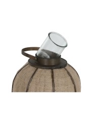 Portacandele Home ESPRIT Naturale Juta Bambù 33 x 33 x 61,5 cm Portacandele Home ESPRIT Naturale Juta Bambù 33 x 33 x 61,5 cm