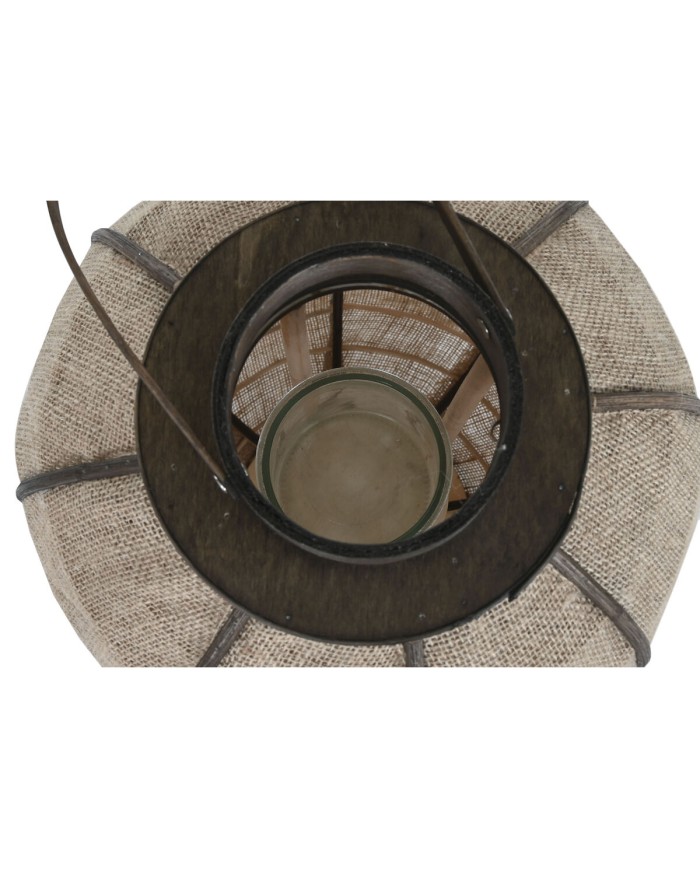 Portacandele Home ESPRIT Naturale Juta Bambù 33 x 33 x 61,5 cm Portacandele Home ESPRIT Naturale Juta Bambù 33 x 33 x 61,5 cm