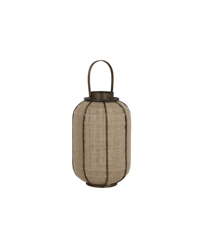 Portacandele Home ESPRIT Naturale Juta Bambù 29,5 x 29,5 x 46 cm Portacandele Home ESPRIT Naturale Juta Bambù 29,5 x 29,5 x 46 cm