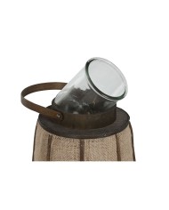 Portacandele Home ESPRIT Naturale Juta Bambù 33,5 x 33,5 x 66 cm Portacandele Home ESPRIT Naturale Juta Bambù 33,5 x 33,5 x 66 cm