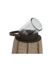Portacandele Home ESPRIT Naturale Juta Bambù 30,5 x 30,5 x 56,5 cm Portacandele Home ESPRIT Naturale Juta Bambù 30,5 x 30,5 x 56,5 cm