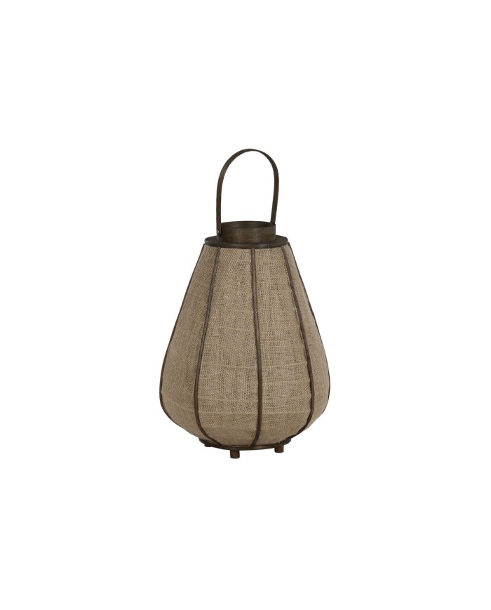 Portacandele Home ESPRIT Naturale Juta Bambù 36 x 36 x 48,5 cm Portacandele Home ESPRIT Naturale Juta Bambù 36 x 36 x 48,5 cm