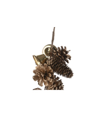 Ghirlanda di Natale Home ESPRIT Bianco Marrone Rosso Dorato 8 x 8 x 120 cm (2 Unità)