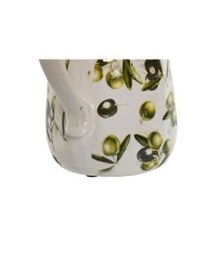 Brocca Home ESPRIT Bianco Marrone Verde Gres Shabby Chic Oliva