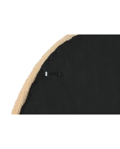 Specchio da parete Home ESPRIT Marrone Onde Velluto Scandi 75 X 4 X 177 cm