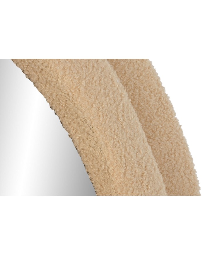 Specchio da parete Home ESPRIT Marrone Onde Velluto Scandi 75 X 4 X 177 cm Specchio da parete Home ESPRIT Marrone Onde Velluto Scandi 75 X 4 X 177 cm